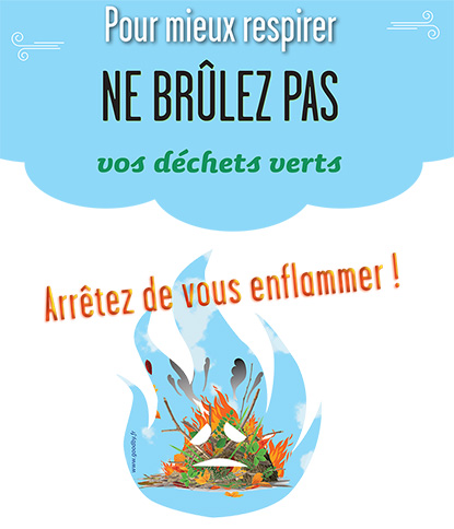 Campagne : ne brûlez pas vos déchets verts Vignette
