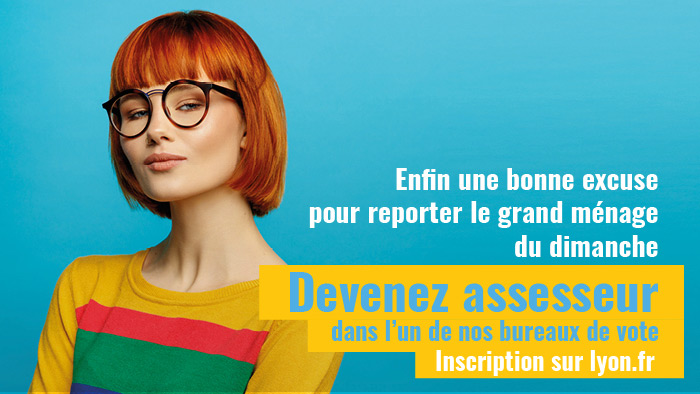 Assesseur femme rousse