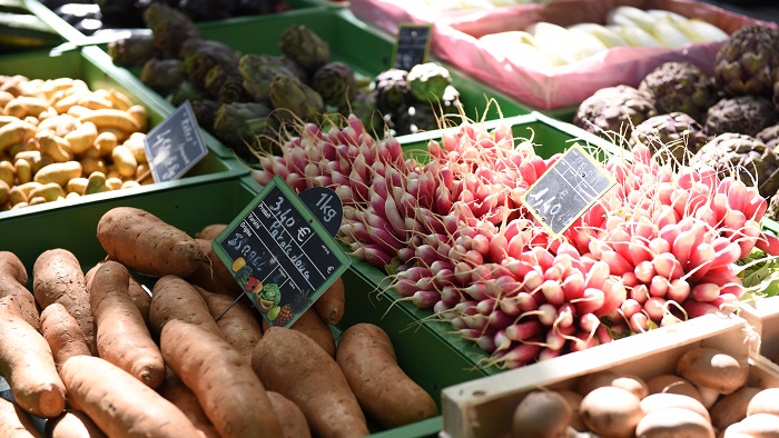 Etal marché de la Croix-Rousse Vignette