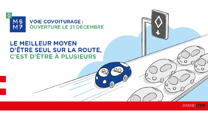 Covoiturage M6/M7 : les voies réservées