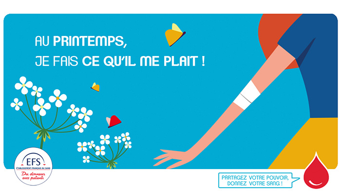 Collecte de sang au prentemps Vignette