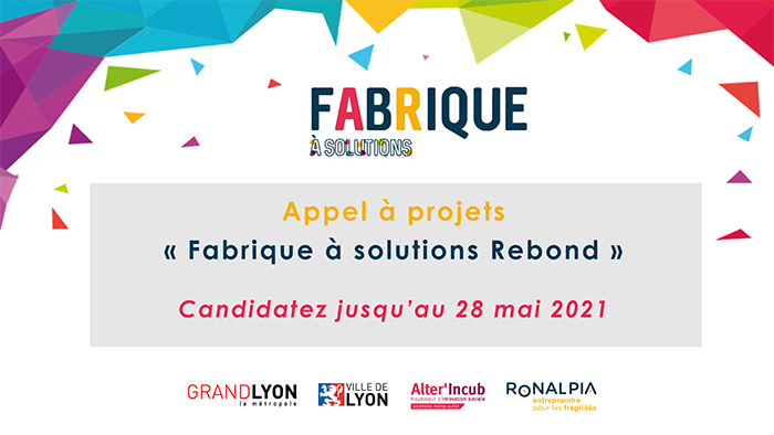 Appel à projets Fabrique à Solutions Rebond Vignette