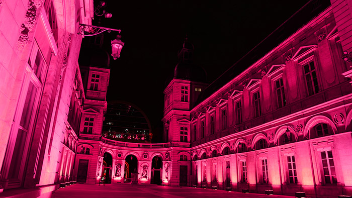Octobre rose - éclairage en rose HDV Vignette