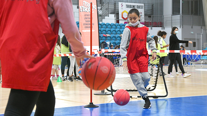 Divertisport : session basket féminin avec l'ASVEL