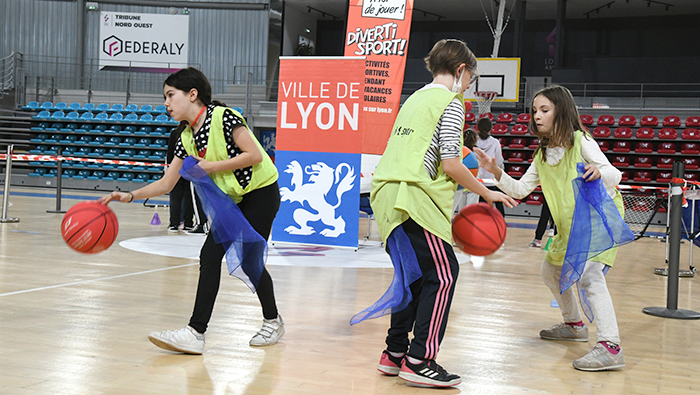 Divertisport : session basket féminin avec l'ASVEL