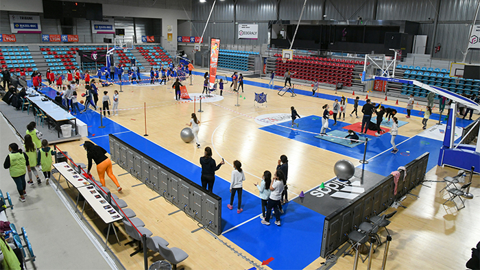 Divertisport : session basket féminin avec l'ASVEL