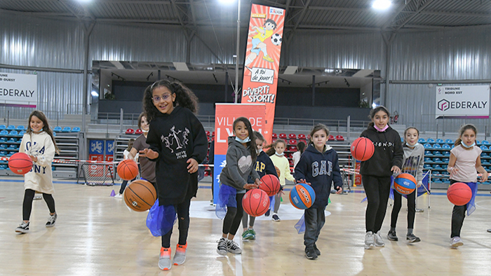 Divertisport : session basket féminin avec l'ASVEL