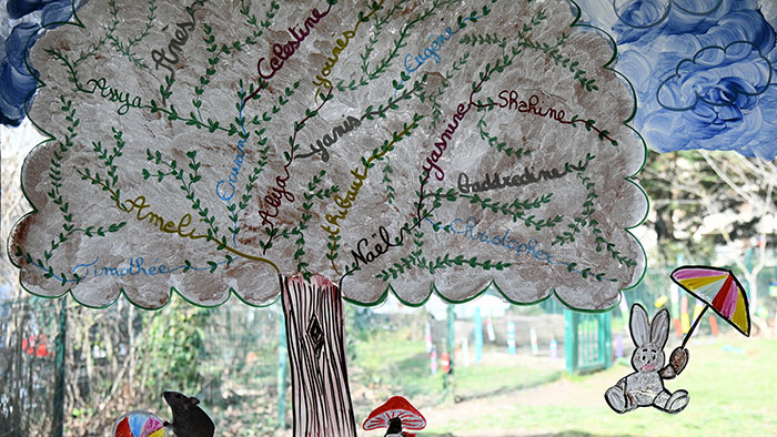 Fresque crèche