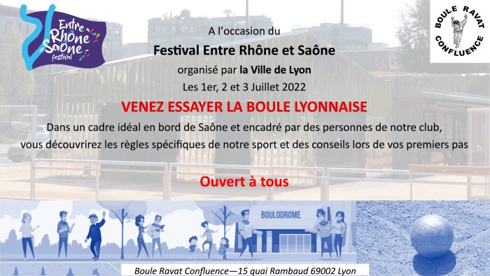 La boule lyonnaise, tradition entre Rhône et Saône 