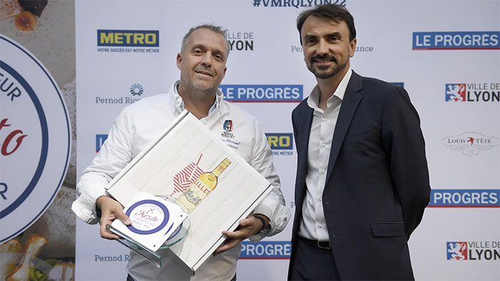 Grégory Doucet et le lauréat de la catégorie Végé Friendy