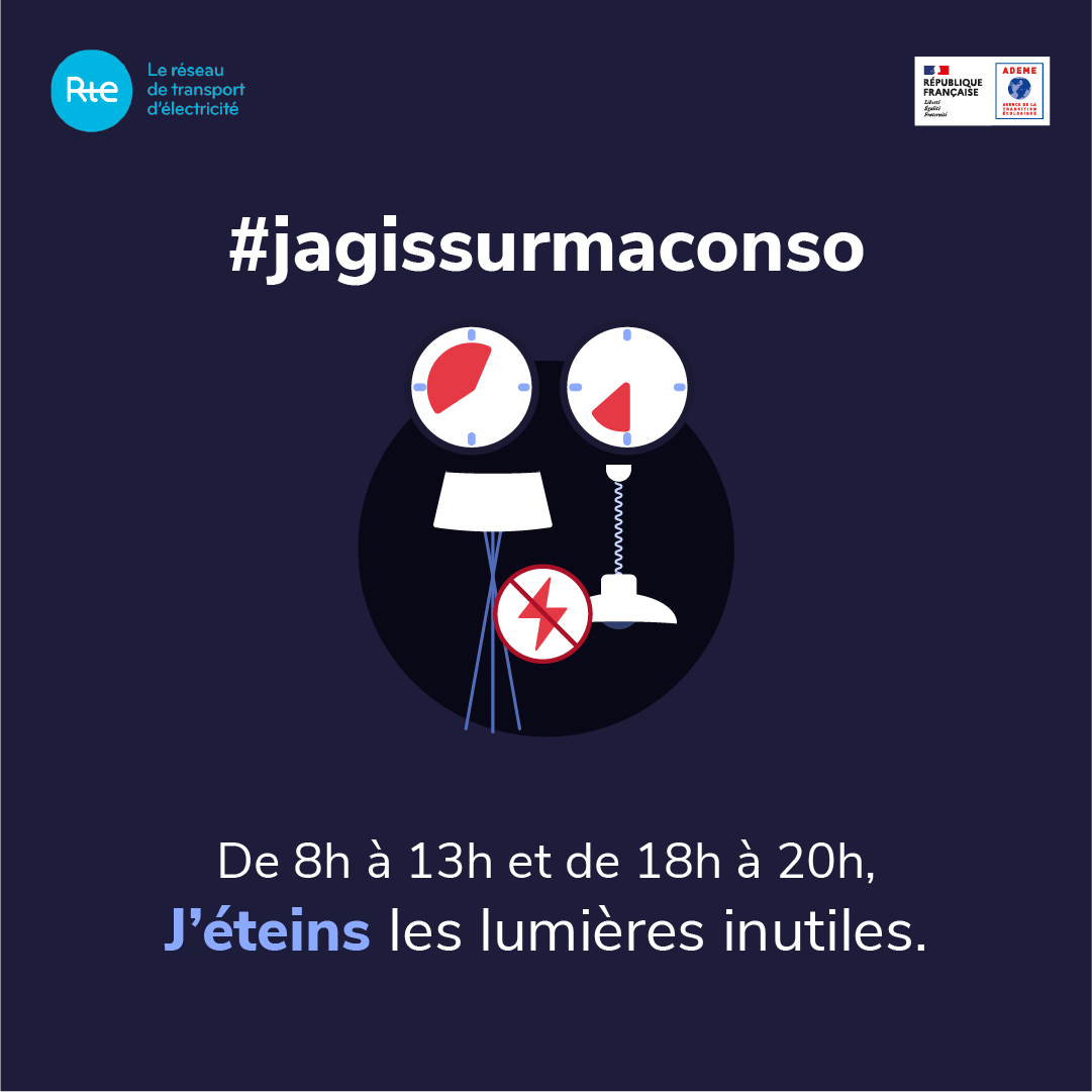 Les éco-gestes #jagissurmaconso / Lumière