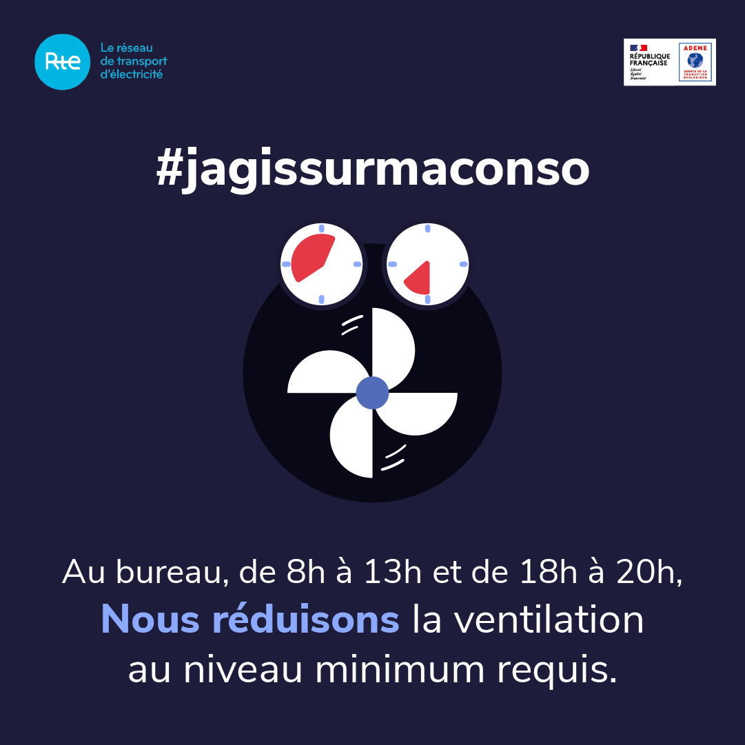 Les éco-gestes #jagissurmaconso / Ventilation