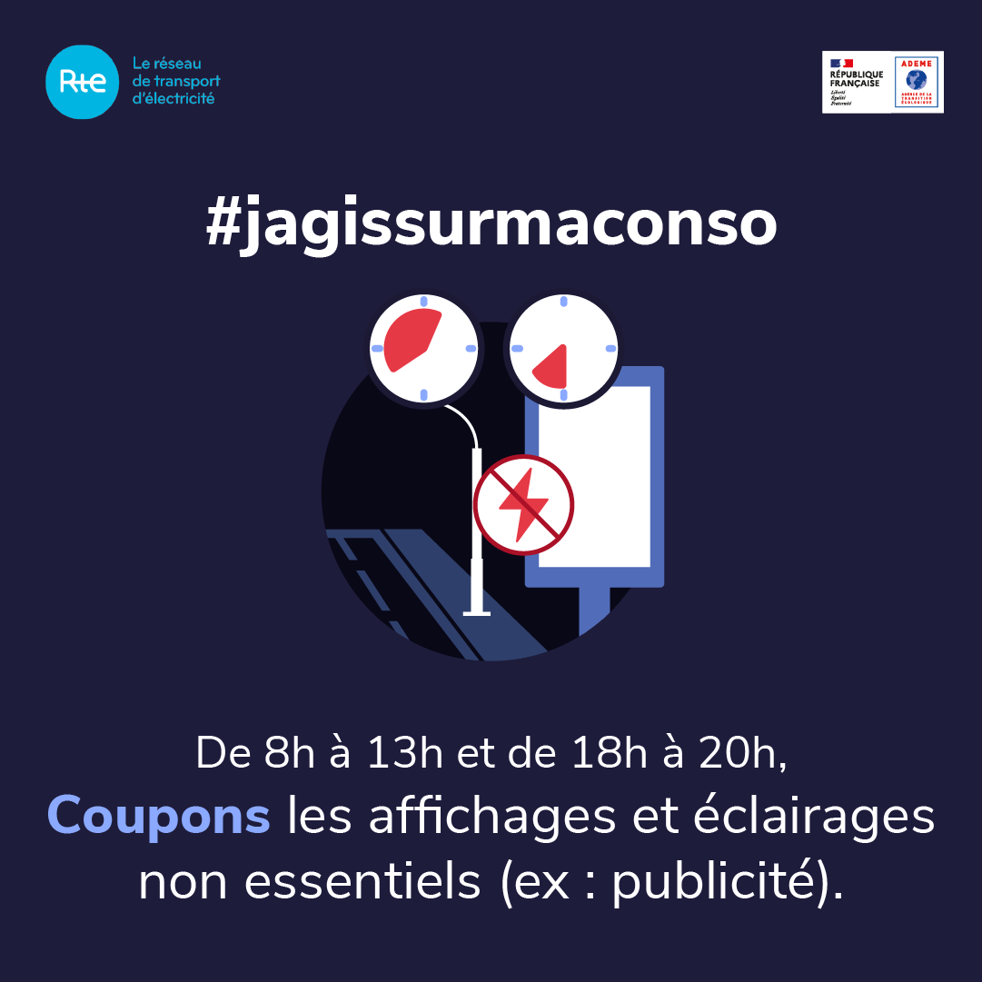 Les éco-gestes #jagissurmaconso / Affichage