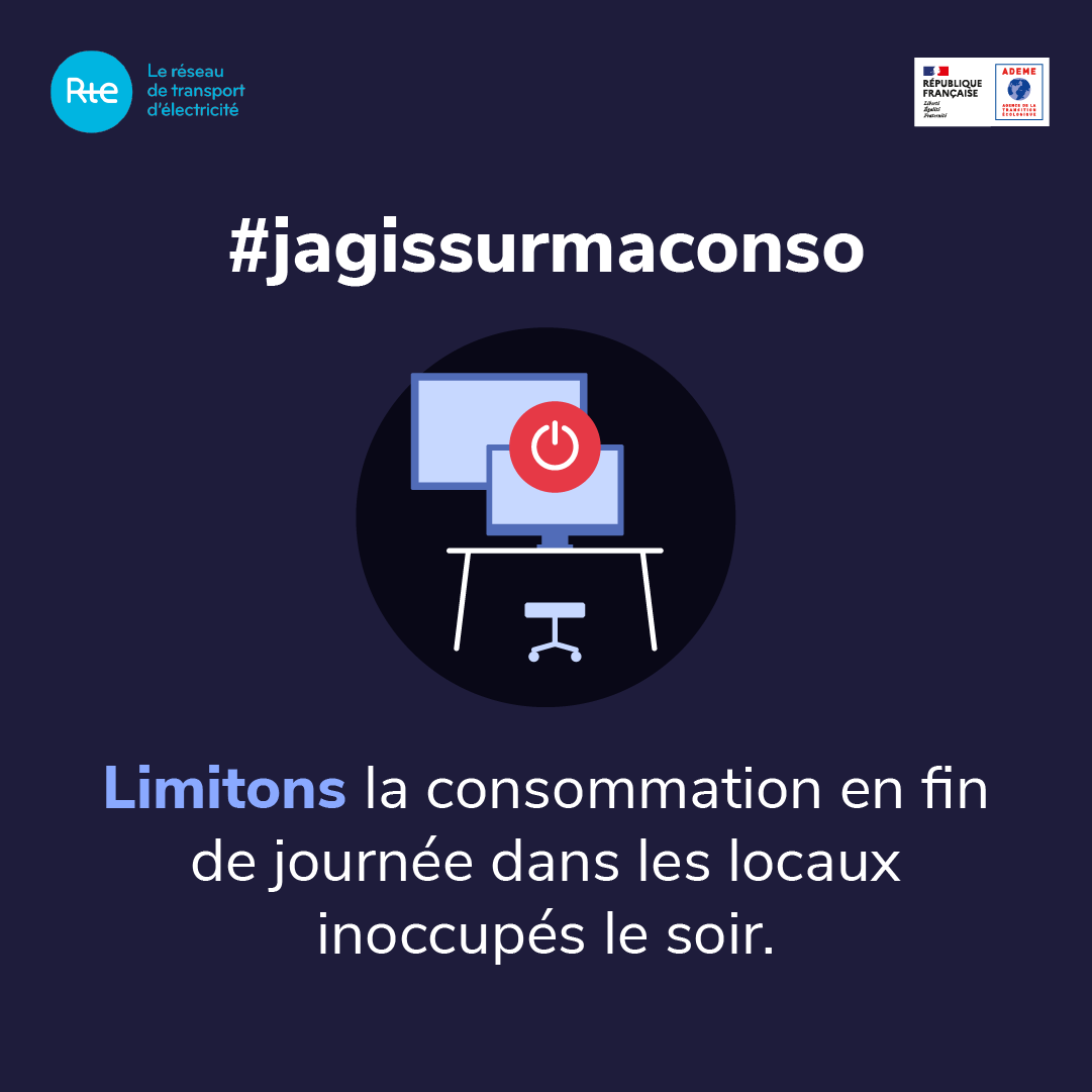 Les éco-gestes #jagissurmaconso / Locaux inoccupés