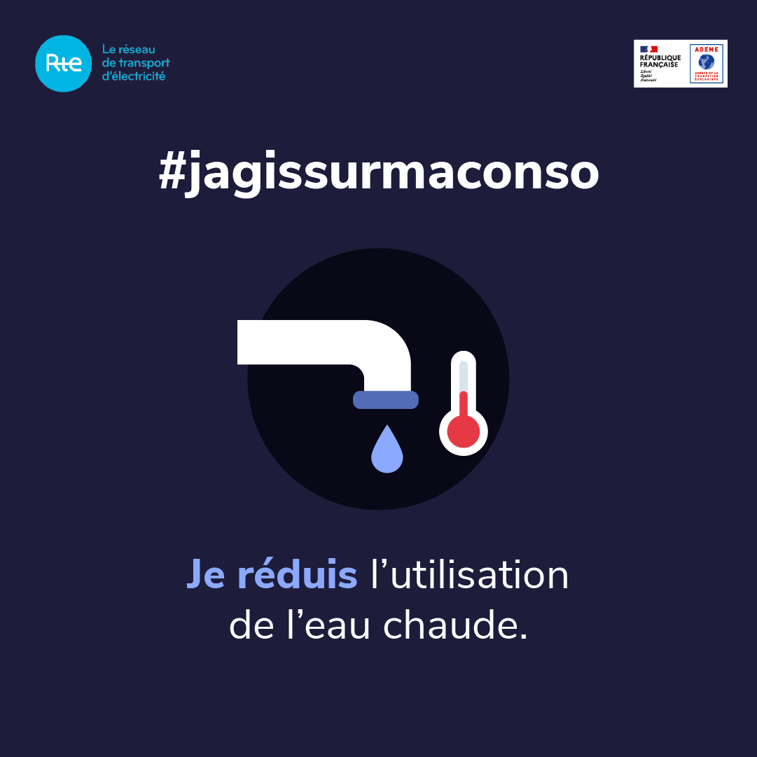 Les éco-gestes #jagissurmaconso / Eau chaude