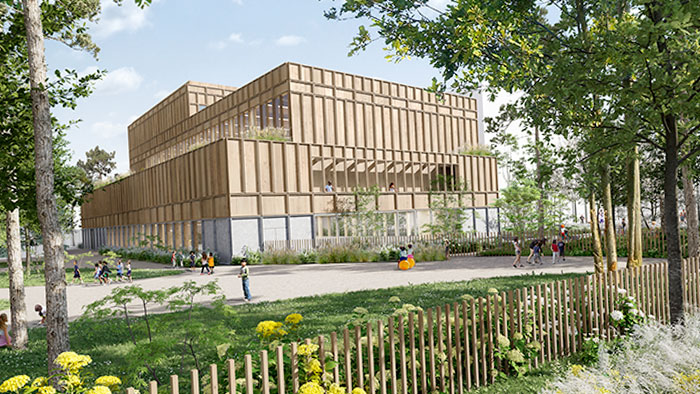 Façade complexe sportif Kennedy