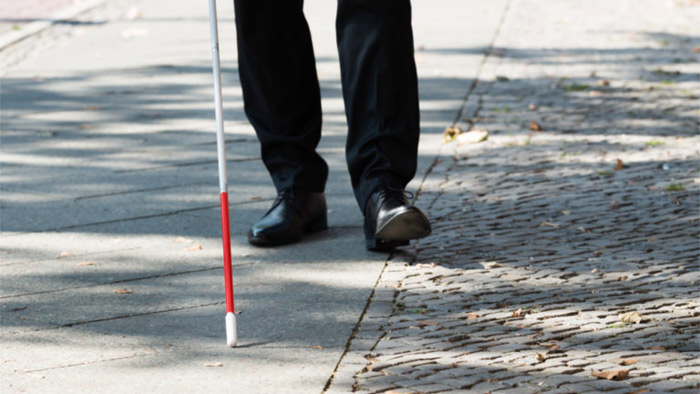 Rampe d'accessibilité pour personne handicapé voirie espace public