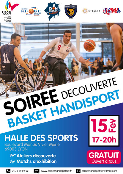 Soirée découverte du basket handisport