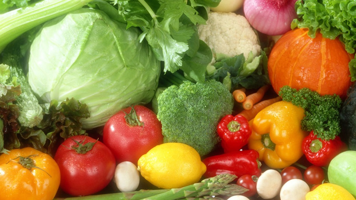 Composition de fruits et de légumes