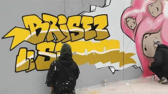 Brisons le silence L fresque Vignette