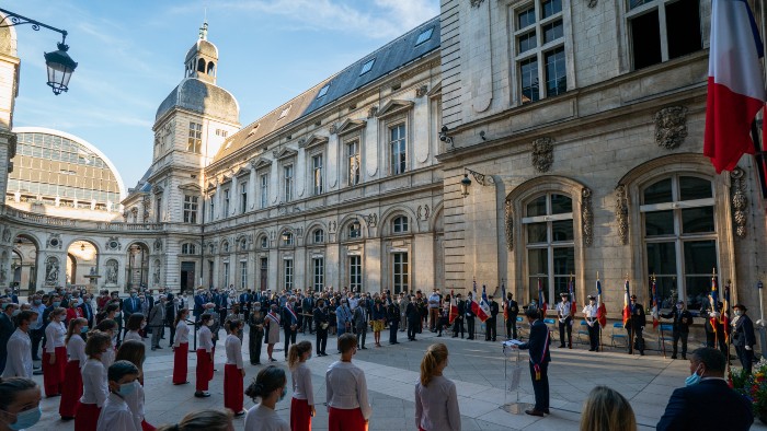 Allocution de Grégory Doucet, Maire de Lyon 2- © Renaud Alouche