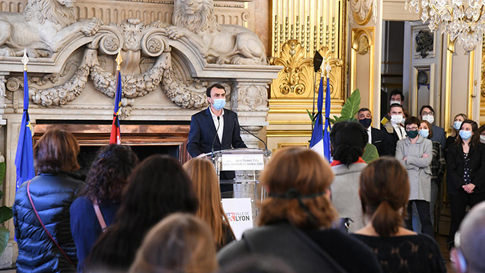 Grégory Doucet, Maire de Lyon, discours en Hommage à Samuel Paty Vignette
