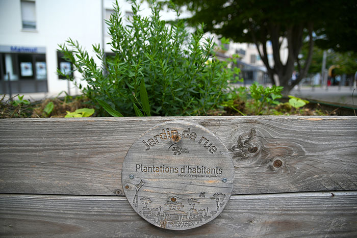 Jardin de rue - plantations habitants
