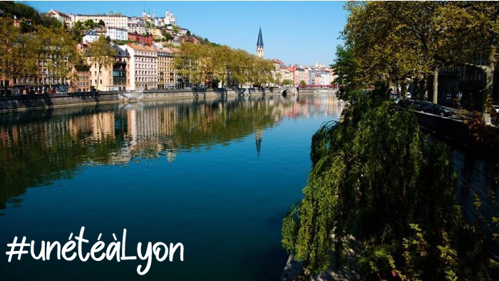 Un été à Lyon - vue Saône et Vieux Lyon