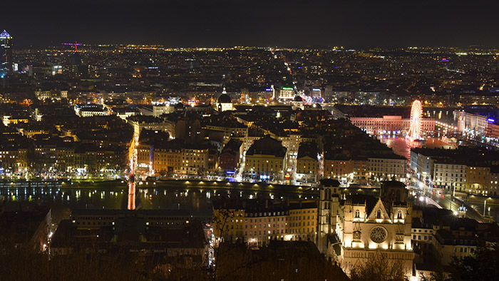 Lyon de nuit / Muriel Chaulet - Ville de Lyon