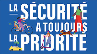 Affiche : La sécurité a toujours la priorité