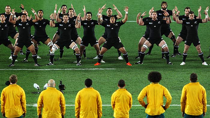 Les All Blacks à Auckland en 2016