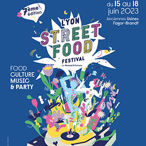 Affiche du Lyon street food festival 2023