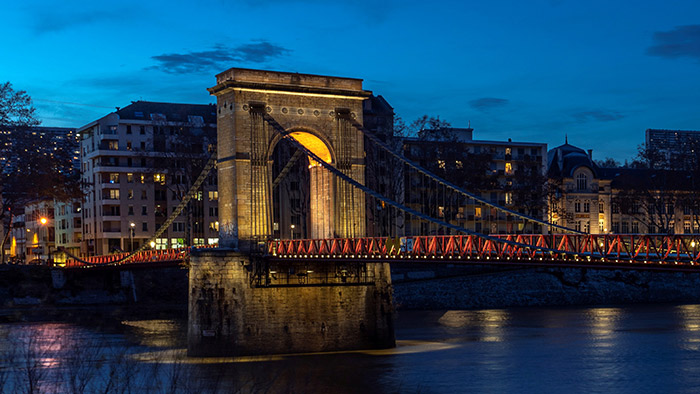 Vue de la Passerelle Masaryck / Michel Djaoui