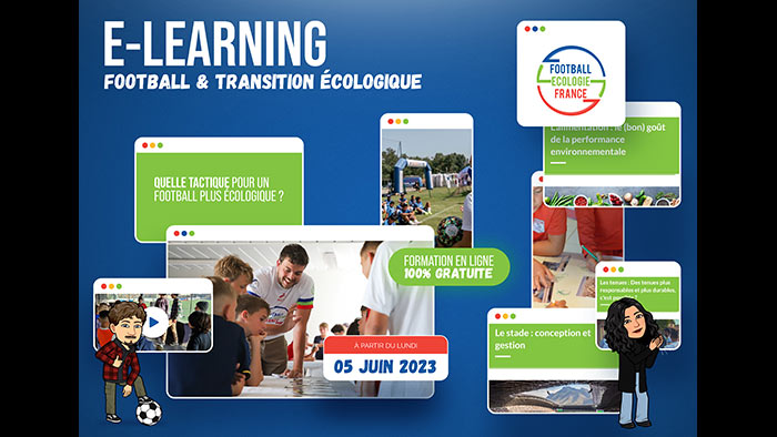  e-learning au monde sur la transition écologique du football