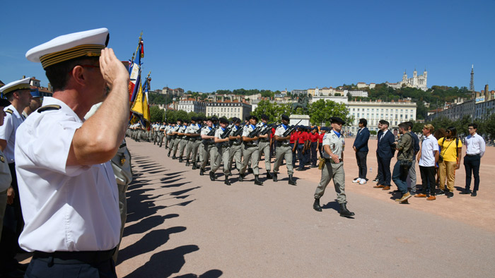 Défilé 14 juillet bellecour