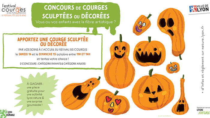 Affiche concours festival des courges 2023 - 4 