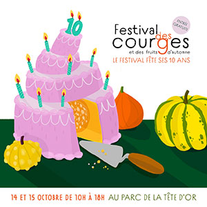 Affiche Festival des courges 2023
