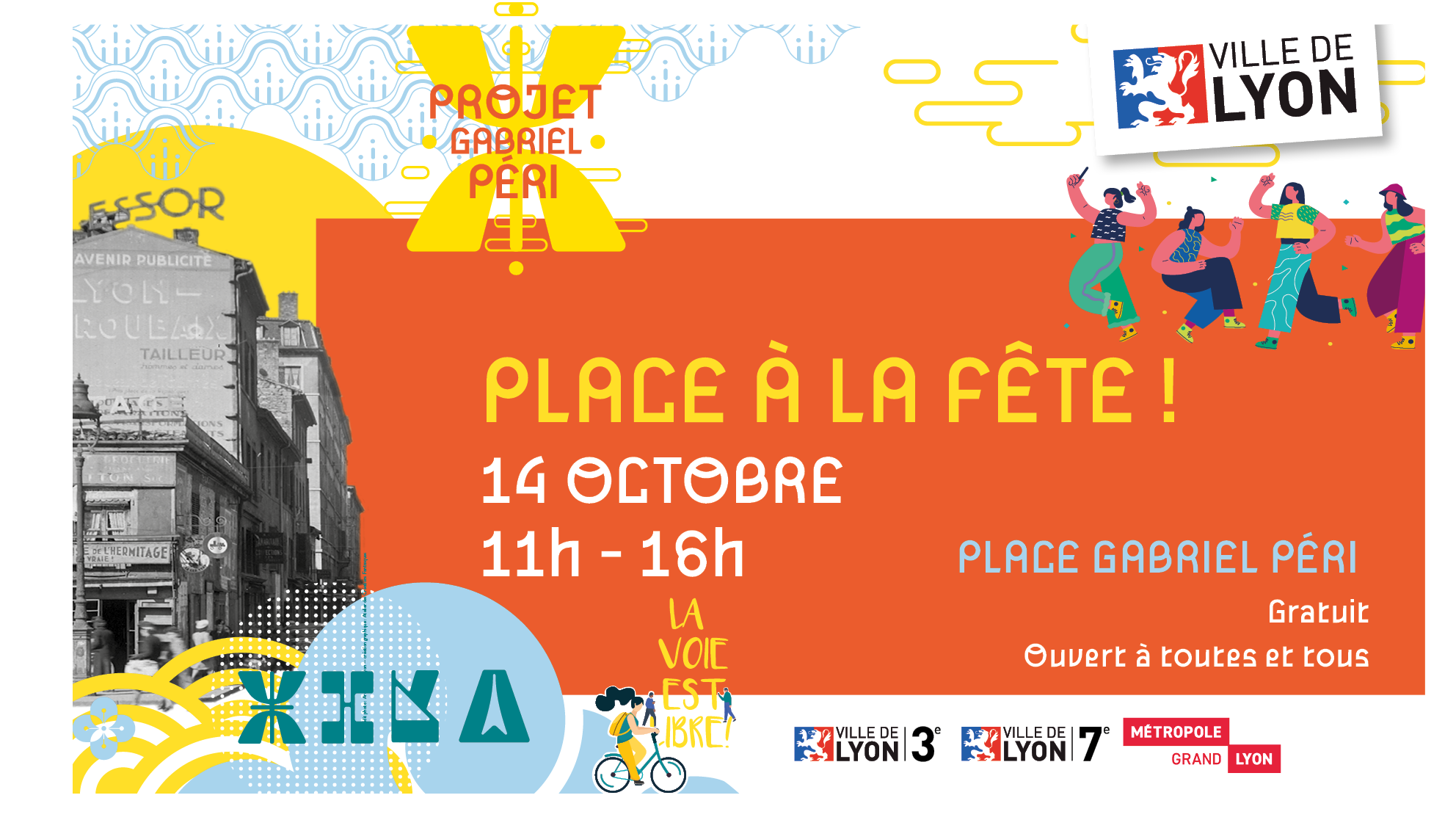 Affiche Place à la fête ! place Gabriel Péri