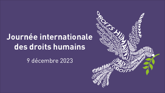 Affiche droits humains 2023
