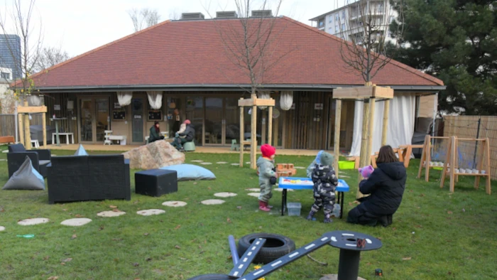Souris en herbe, première crèche de plein air à Lyon 3