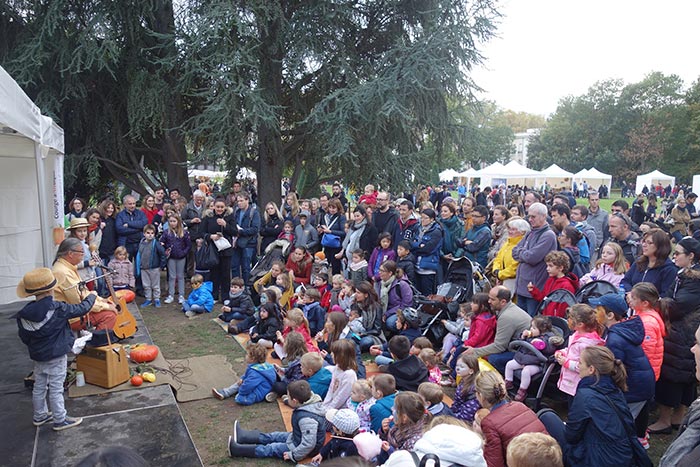 Conteur et enfants festival des courges