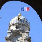 Hôtel de ville de Lyon, beffroi, drapeau français©Muriel Chaulet 